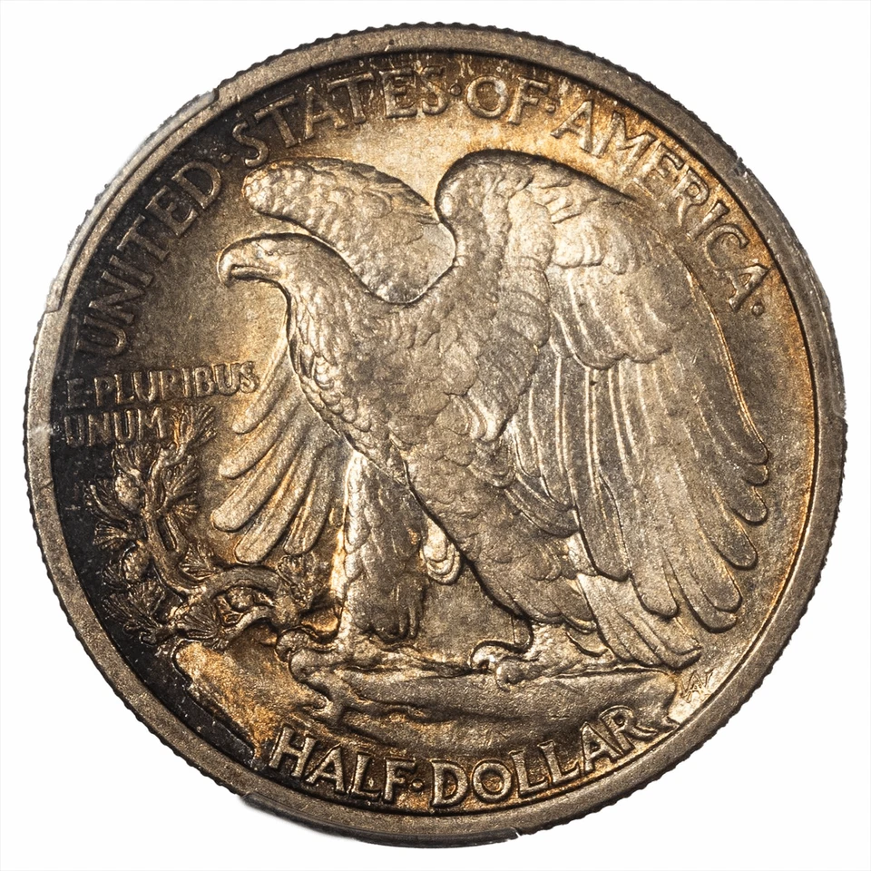 1917 Walking Liberty Half Dollar 50C PCGS MS 65 CAC - Image 4 of 4