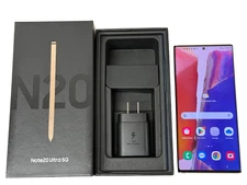Samsung Galaxy Note 20 Ultra 5G 512GB Unlocked GSM CDMA In-Box EXCELLENT Bronze