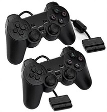 Controller for PlayStation 2 PS2 Wired Black ...