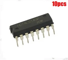 10Pcs DIP-16 74LS145 DIP16 Hitachi Bcd-To-Decimal Decoders/Driver Dip Ic New ve