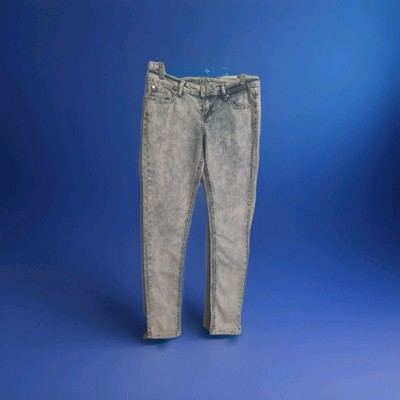 Y2K VTG Revolution By Revolt  Womens Acid Washed Jeans Sz 30x29 Straight Leg 