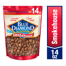 Blue Diamond Almonds, Smokehouse Flavored Snack Nuts Perfect for Snacking, 14oz