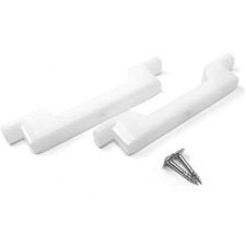 False Front Cabinet Clips 4 1/2 in, Drawer Front Clips, 1 Set 2