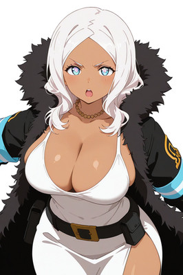 Princess Hibana Fire Force Waifu Weatherproof Anime Sticker 6'' Car Decal
