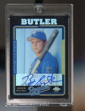 2005 TOPPS CHROME BILLY BUTLER RC ROOKIE AUTO SIGNATURE BLACK REF REFRACTOR /200