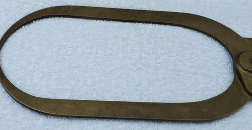 XL Vtg Brass Watchmakers Lathe Clamp / Caliper Vice Tool 13" Jewlers Tools Solid - Picture 10 of 12