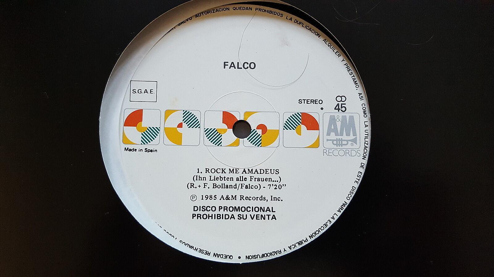 Falco - Rock me Amadeus/ Clinton - Can you feel it 12'' Vinyl SPAIN PROMO