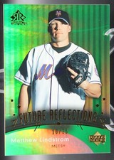 Matthew Lindstrom - 2005 Reflections 10/25 Emerald #253 RC - New York Mets
