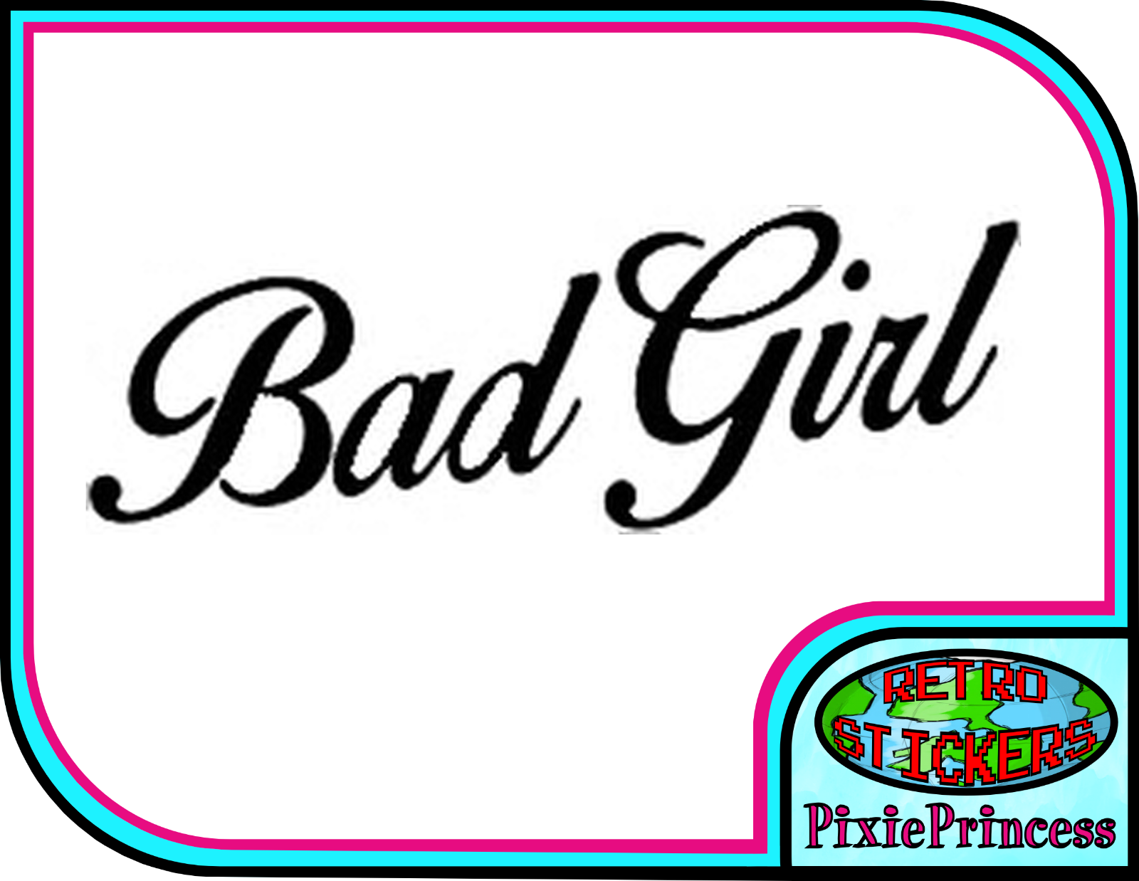 Bad Girl Funny B Vinyl Sticker Vehicle Bike Car Truck Window Wall Mirror Decal | eBay Bad Girl Funny B Vinyl Sticker Vehicle Bike Car Truck Window Wall Mirror Decal | eBay