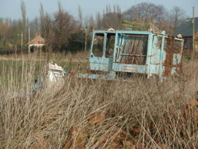 Foto 6x4 pensionierte Landmaschinen Hod Fen Yaxley A Ransomes selbstfahrend c2009