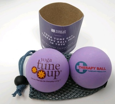 yoga tune up therapy ball pair in tote