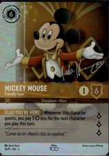 Mickey Mouse Friendly Face 18/P1 Promo Foil Lorcana Disney 100