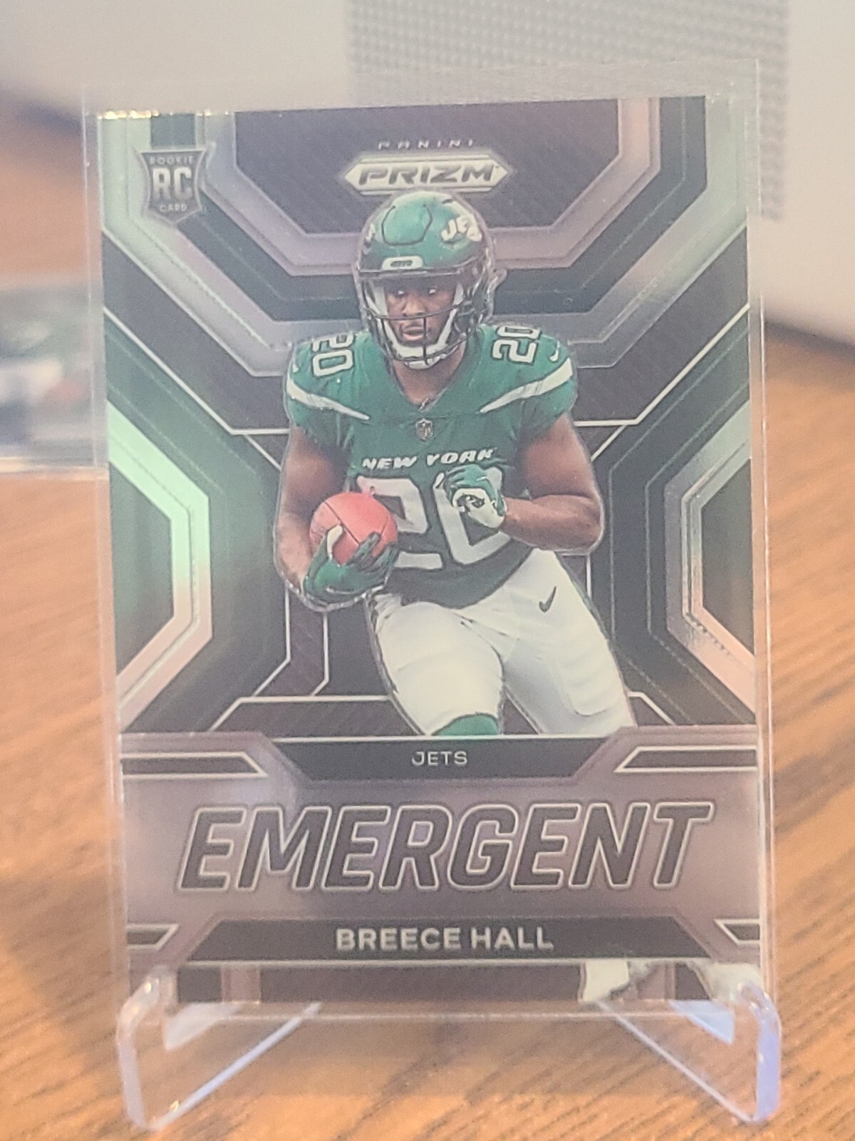 2022 Prizm Breece Hall Emergent #11 Rookie Card RC New York Jets
