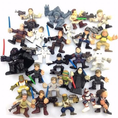 Random 5x Playskool Star Galactic Heroes 2.5in. Action Figure Boy Kid Toy