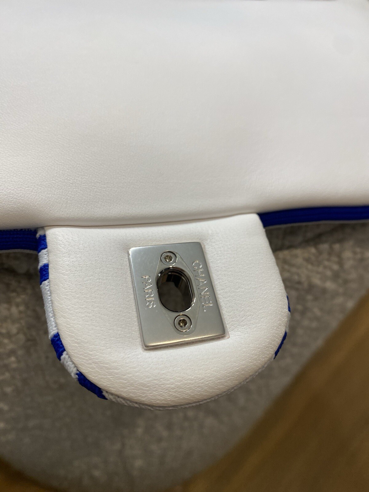 Chanel Flap Bag Medium Jersey Deauville image 9
