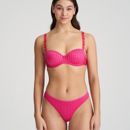 Marie Jo Avero Padded Balcony Bra In Electric Pink Size 34C - Picture 4 of 5