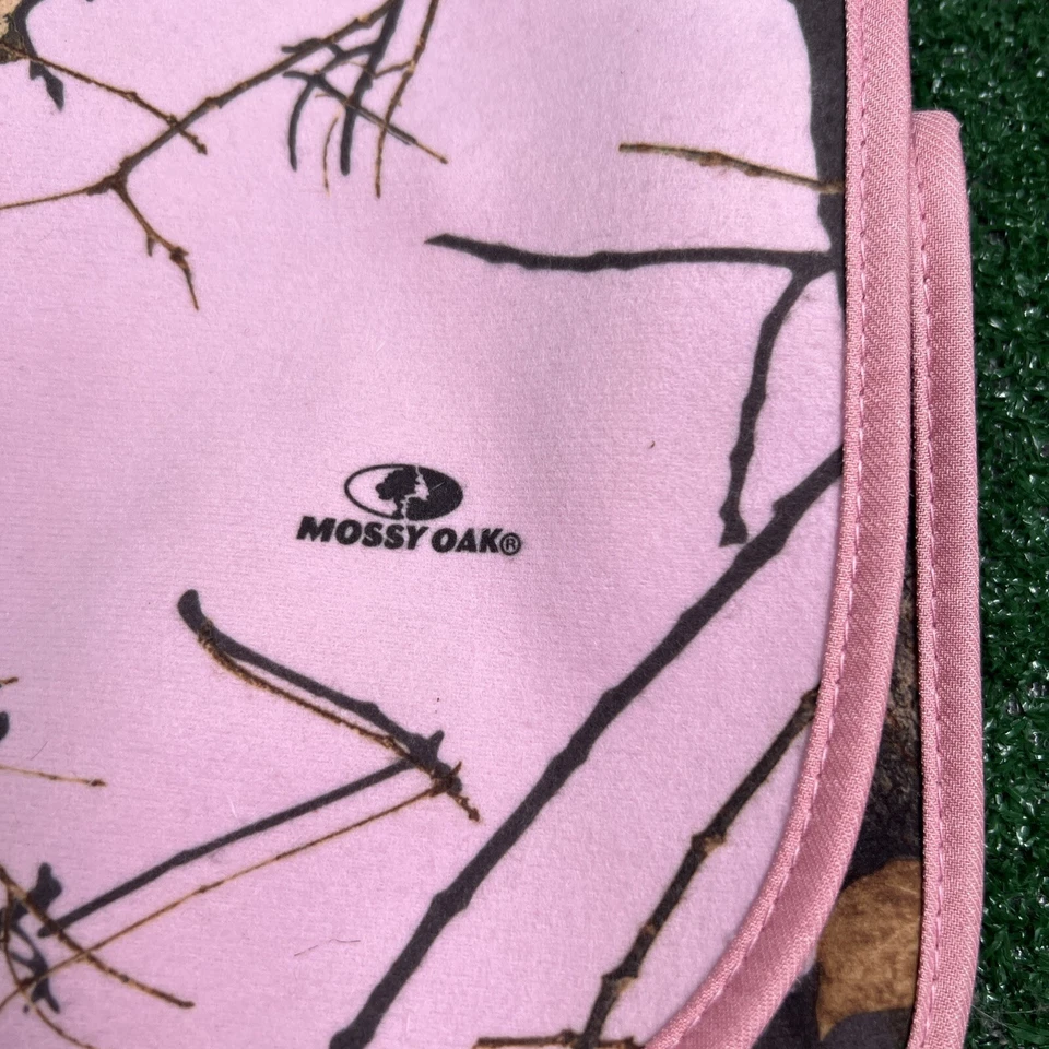 Carstens Mossy Oak Kids Pink Camo Super Soft Baby Bib 2-Pack NWT - Image 3 of 4