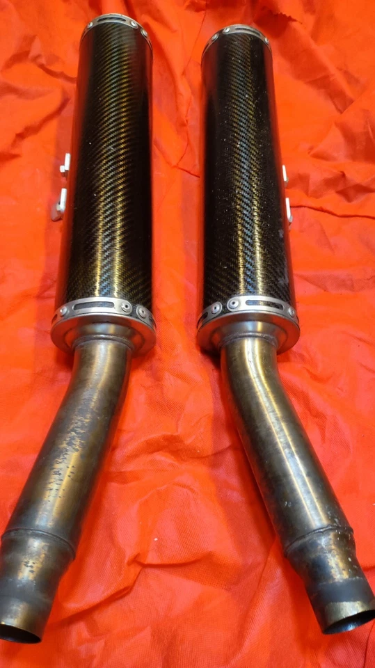 Silencieux Silmotor En Carbone Pour Ducati Ssie 800 900 1000 - Photo 4/4