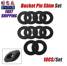 10PCS 40MM Bucket Pin Shim Kit For Excavator Skid Steer Cat Kubota Deere Komatsu