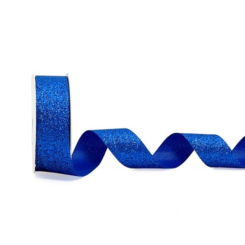 10yd 10/25mm Glitter Ribbon for DIY Bow Gift Wrapping Christmas Tree Party Decor - Picture 10 of 12