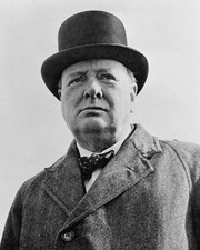 BRITISH PRIME MINISTER WINSTON CHURCHILL 11x14 GLOSSY PHOTO PRINT