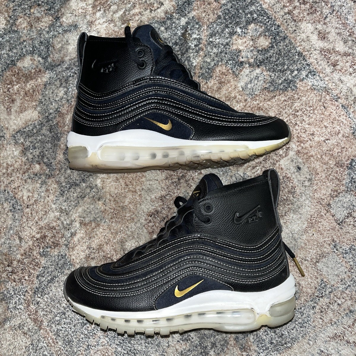 Nike Air Max 97 Mid RT RICCARDO TISCI black and gold 913314-001 men Sz 6.5 Riccardo Tisci x NikeLab Air Max 97 Mid Riccardo Tisci for  main image 3