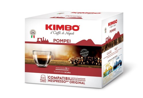 100 Kapseln kompatibel Nespresso Kaffee Kimbo Mischung Pompeji stark und entschlossen - Bild 2 von 3