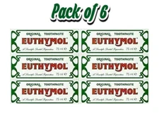6X Euthymol Original Toothpaste 75ml PACK OF 6