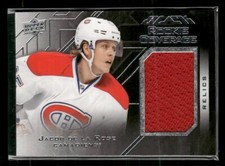 2015-16 Upper Deck Black #RCOV-JD Jacob de la Rose Rookie Coverage Relics