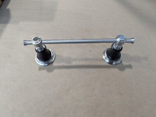 Brizo 8 Inch Mini Towel Bar NICKEL/MATTE BLACK New