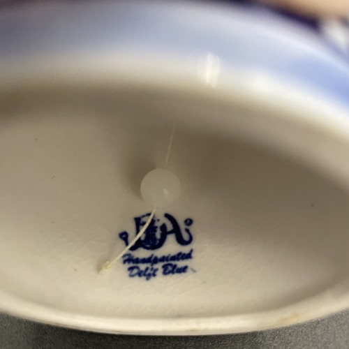 Niña holandesa azul de Delft vintage - Campana figurativa hecha en cerámica holandesa - Imagen 6 de 14