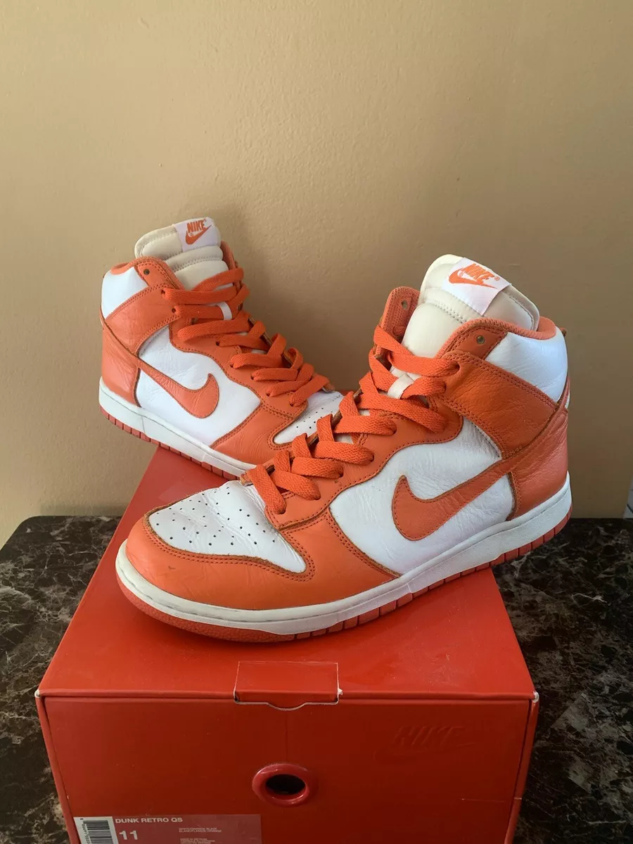 Size 11 - Nike Dunk High Retro QS Syracuse Be True Orange White SB  University