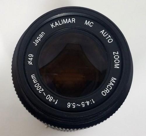 Kalimar MC Auto Zoom Macro 1:4.5 ~ 5.6 f=80~200mm Japan Lens with case No8930028 - Picture 10 of 11