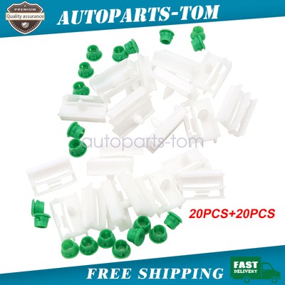 20PCS Side Sill Skirt Clips 20PCS Rocker Panel Moulding Clip For BMW E36 E46 E90 | eBay