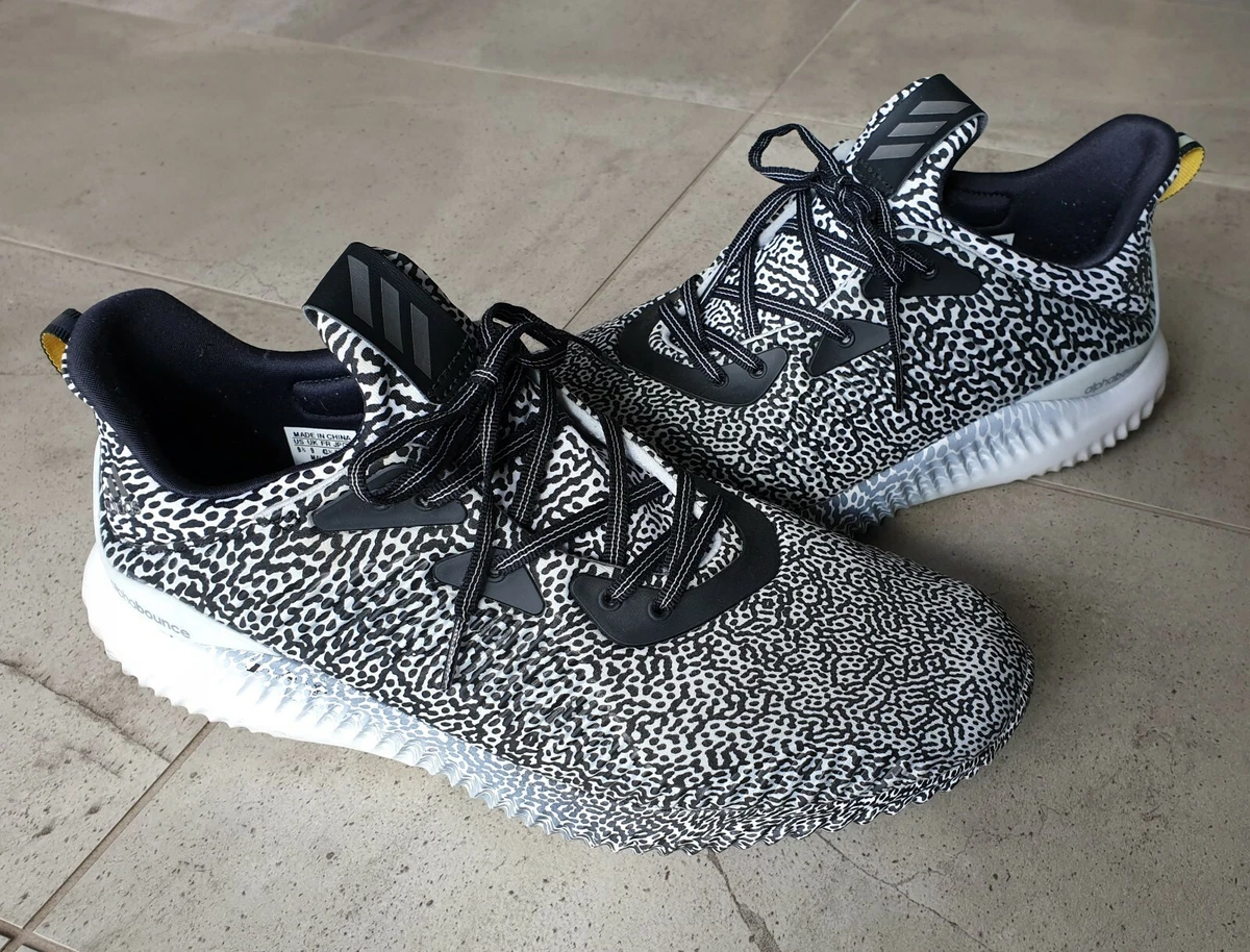 Adidas Alphabounce OG Aramis 9.5 Black Grey Stan smith Ultra Boost white