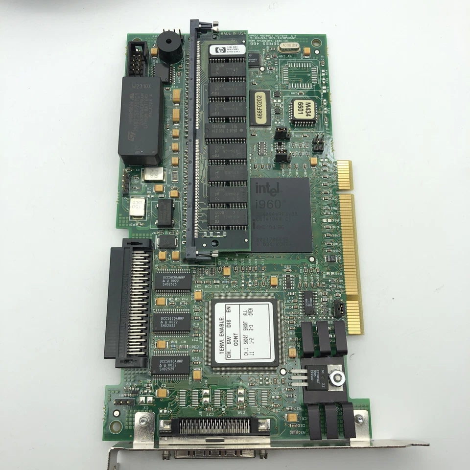 HP D2140-63004 SCSI Raid PCI SCSI Card 16MB Cache MEMORY w/ Intel 960 Series 466 - Image 2 of 4