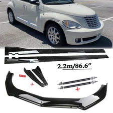 Front Bumper Lip Spoiler Chin Splitter For Chrysler Cruiser Limited Gloss Black