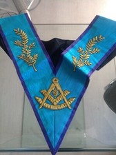 Sautoir Vénérable brodé Memphis Misraïm franc maçonnerie masonic collar
