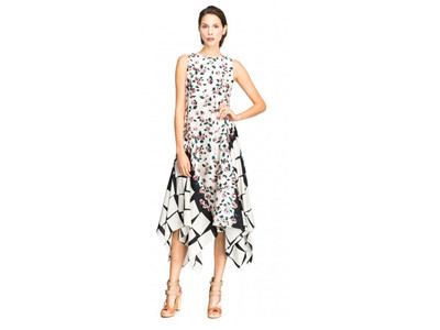 asymmetrical dress short Wrapped In Lace Asymmetrical Mini Dress