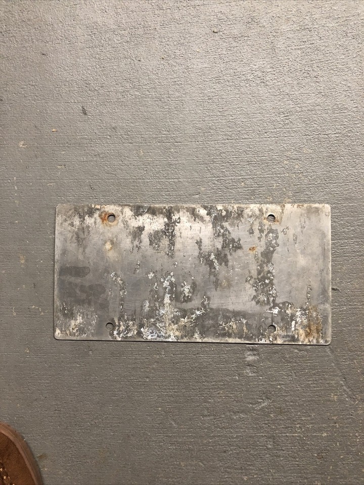 VINTAGE DELAWARE LICENSE PLATE THE FIRST STATE 797014 FEBRUARY 1991