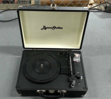 BYRON STATICS KTS-601 TURNTABLE HOME VINYL RECORD PLAYER THREE SPEED