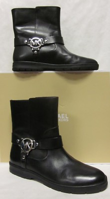 MIchael Kors Fulton Black Biker Bootie size 11