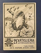 21° Reggimento Artiglieria Motorizzato Del Po Guerra Viaggiata 1939