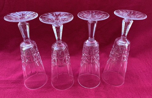 Set 4 bicchieri da champagne Waterford Kylemore scanalati in cristallo 7 7/8" - Foto 8 di 8
