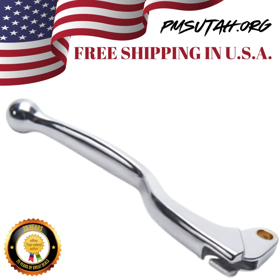 Tusk Brake Lever 1986 1987 1988 1989 1990 Yamaha BW80 Big Wheel BW 80 Silver - Image 2 of 2