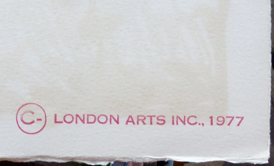 Pierre Alechinsky "Objetos Voladores Galácticos" 1977 Litografía numerada firmada a mano Foto 4 de 4