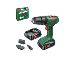 BOSCH EASY IMPACT 18V-40 TRAPANO AVVITATORE BATTENTE A BATTERIA CON 2 BATTERIE