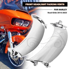 Front Headlight Fairing Vents For Harley CVO Road Glide FLTRXSE Limited FLTRK