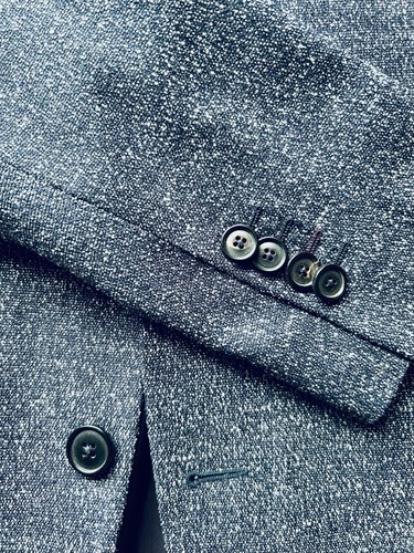 Paul Smith Tailored Navy Mix Tweed Blazer - Picture 5 of 7