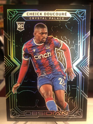 2022-23 Panini Obsidian EPL Cheick Doucoure Rookie RC SSP /115   MINT